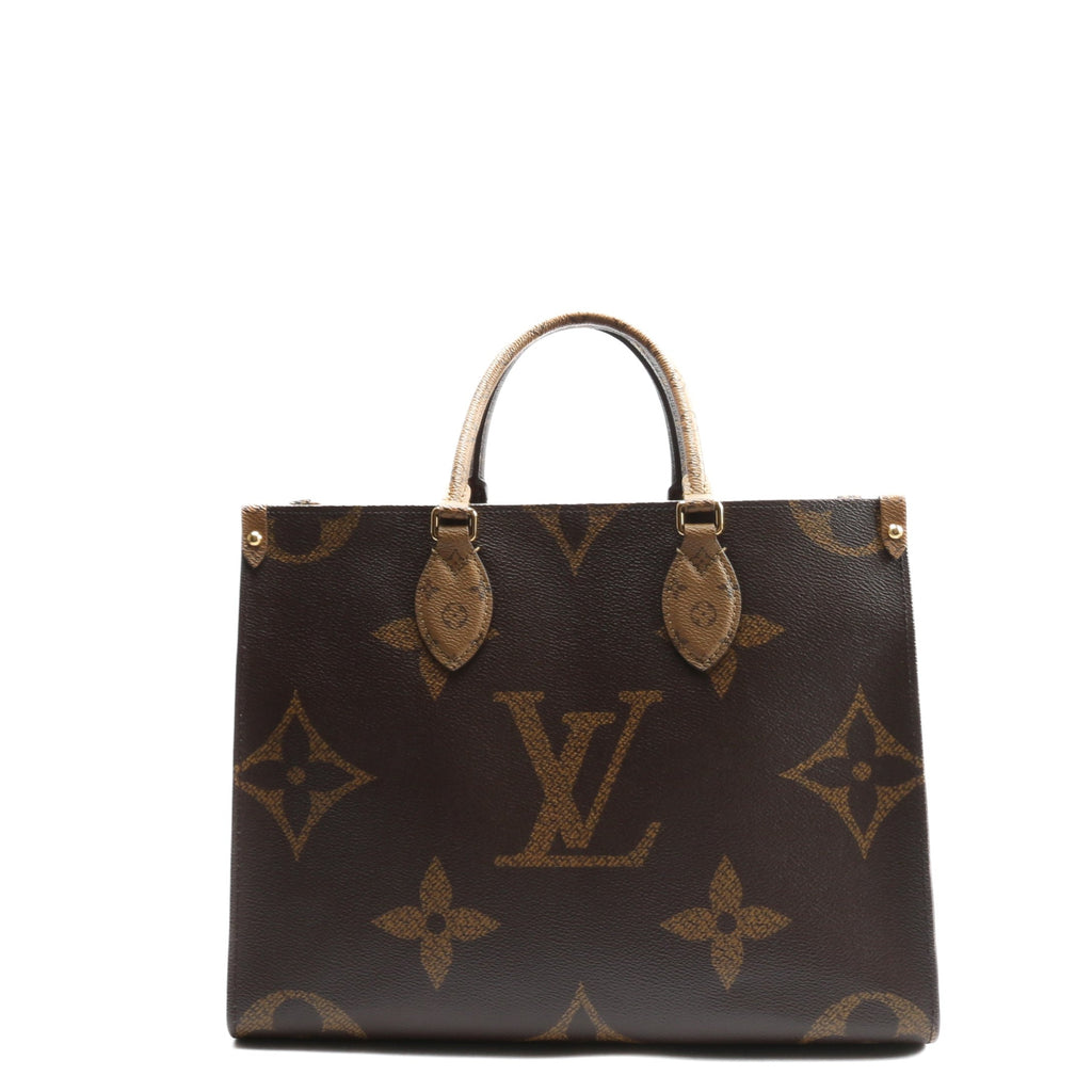 Louis Vuitton LOUIS VUITTON Tote Bag On The Go GM Monogram Reverse Canvas  Handbag M44576