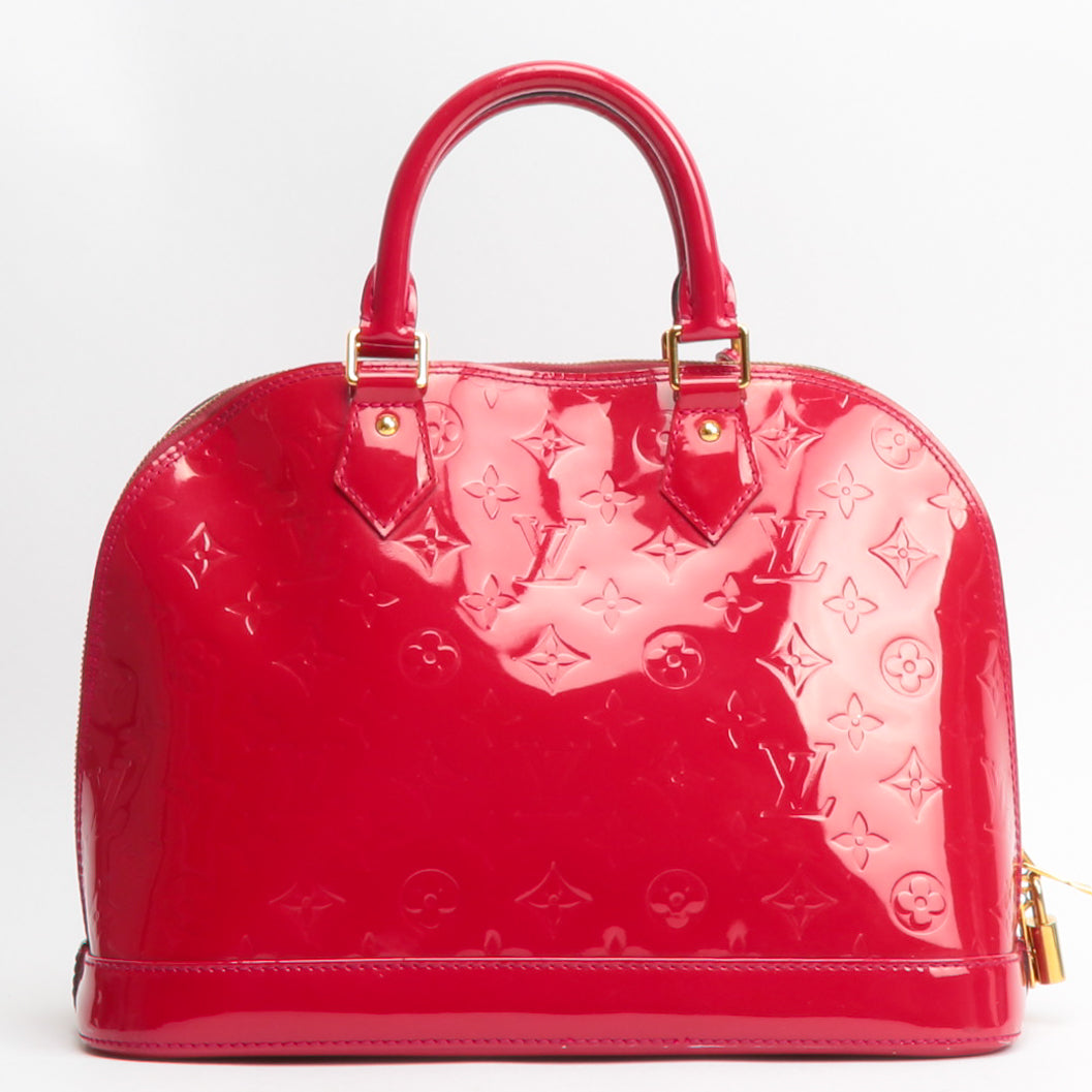 Authentic Louis Vuitton vernis Rosewood Avenue Patent Leather Satchel Bag-$1800