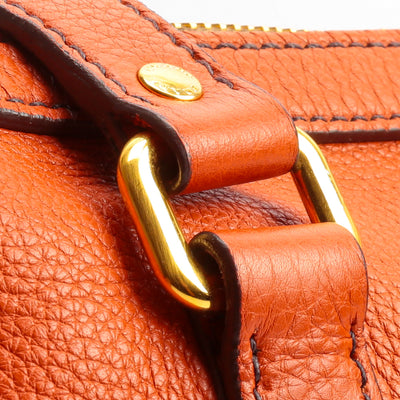 PRADA Leather Bowler Bag