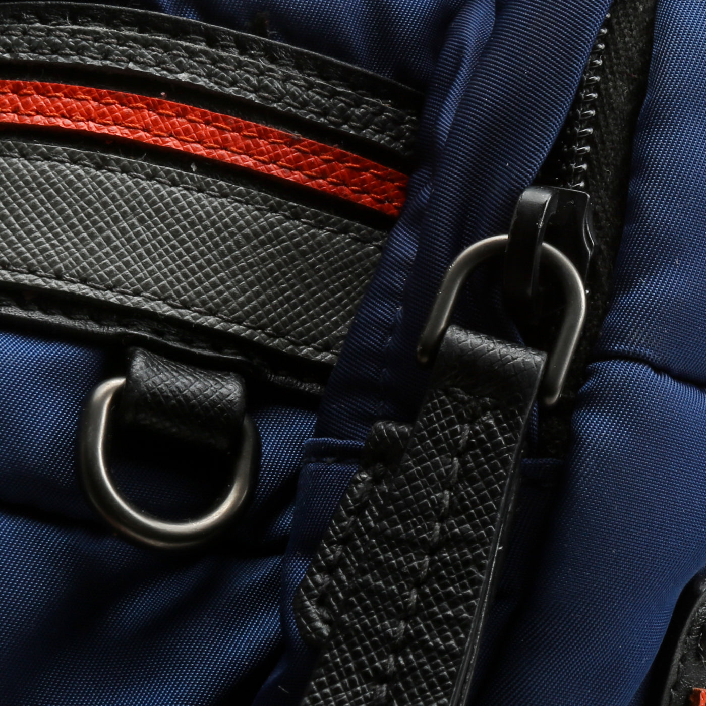 PRADA Logo Pocket Nylon Quilted Backpack-OUTLET ITEM FINAL SALE