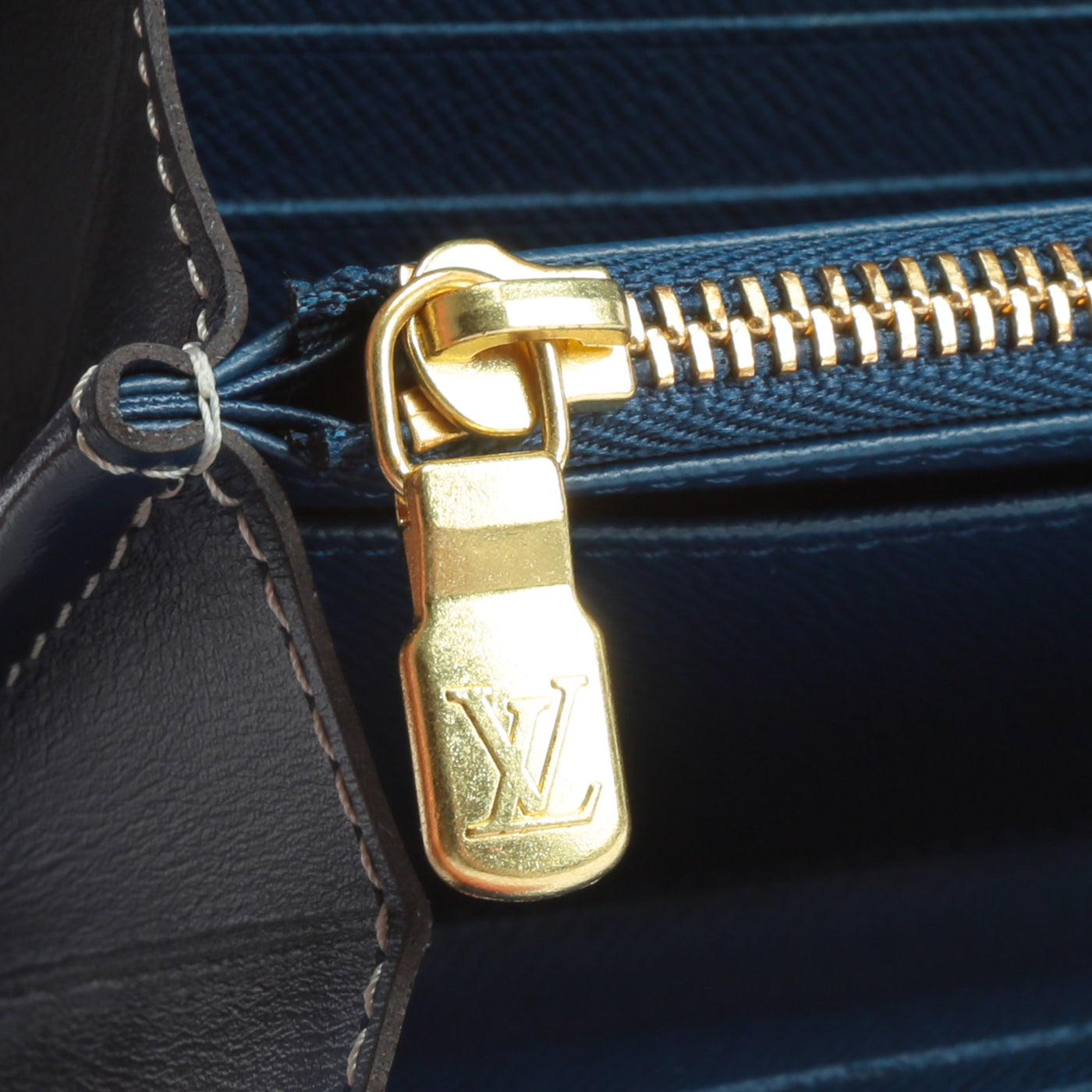Louis Vuitton Portefeuille Sarah Blue M81183 Monogram・Jacquard Denim