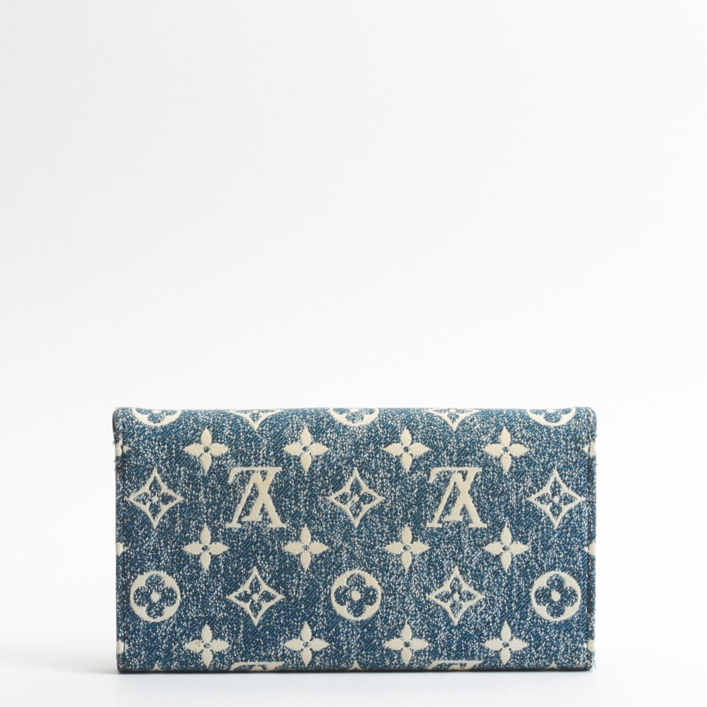 Louis Vuitton Sarah Jacquard Denim Wallet