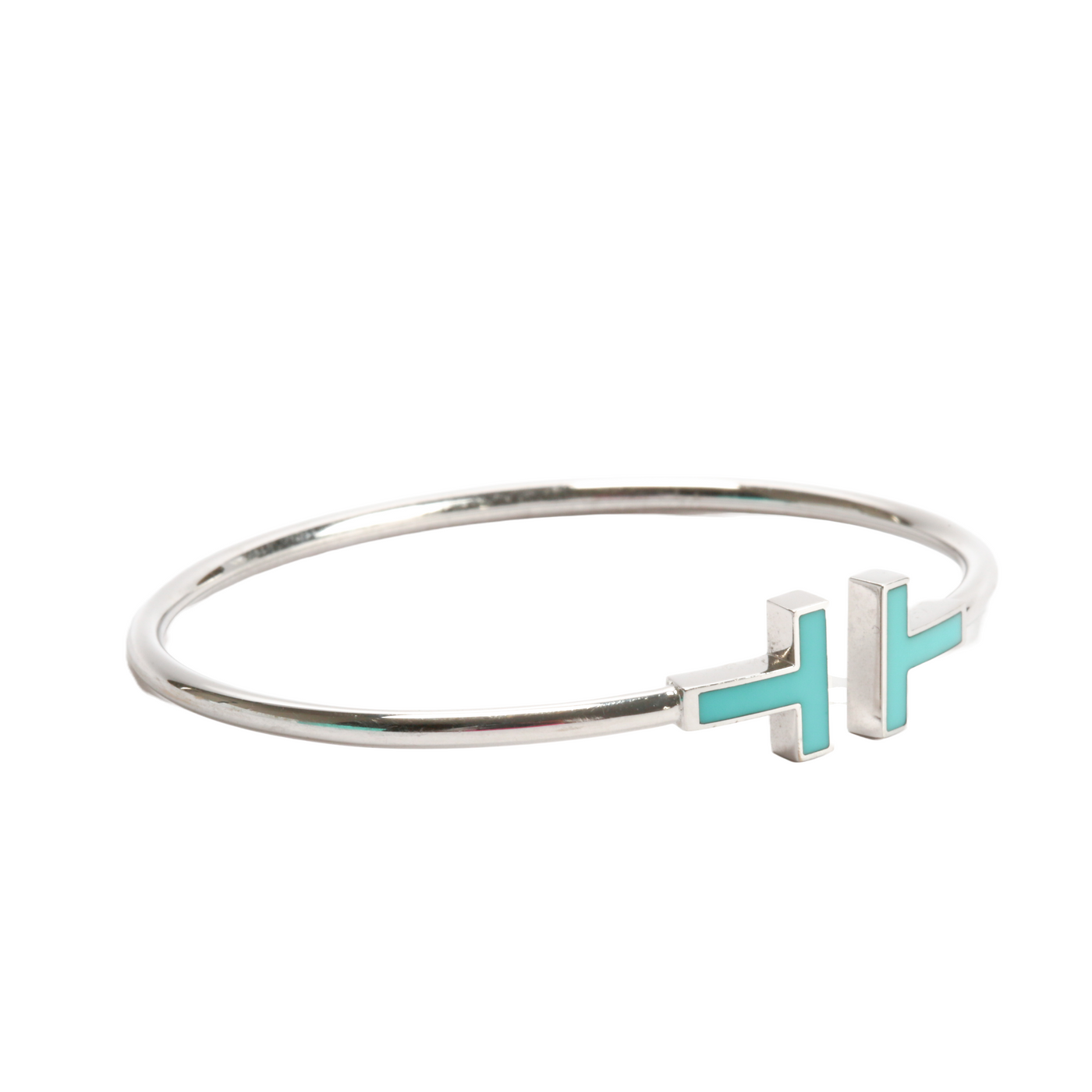 18K Turquoise Tiffany T Wire Bracelet - FINAL SALE