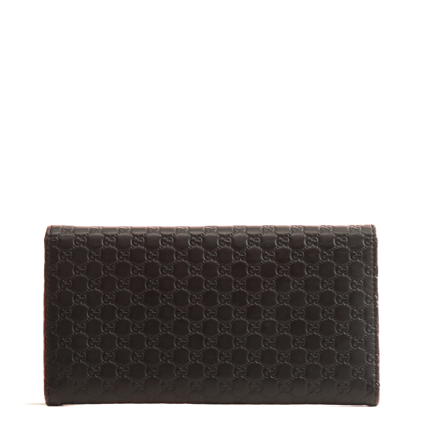 GUCCI Micro Guccissima Continental Wallet - Black - OUTLET FINAL SALE