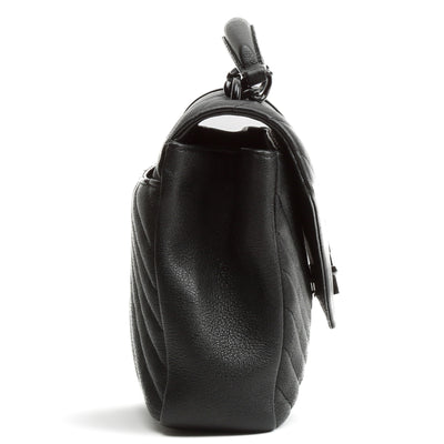 SAINT LAURENT Medium College Handle Bag - Black