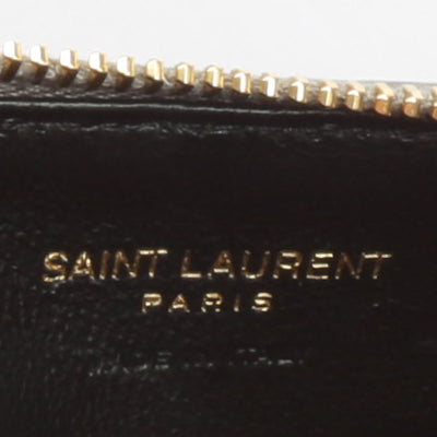 SAINT LAURENT Card Holder/Coin Purse- Grey