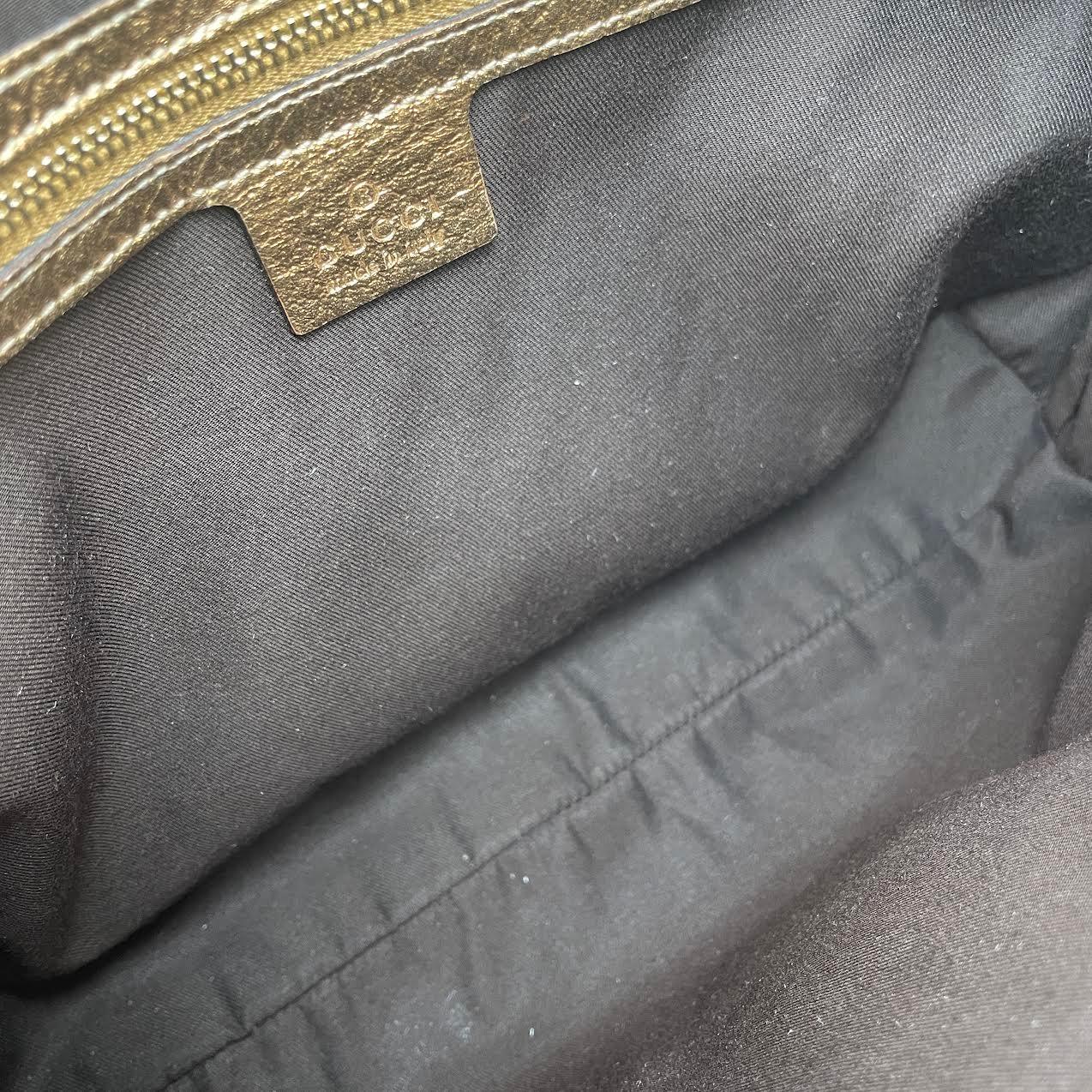 GUCCI Hasler Hobo Leather Bag - OUTLET ITEM FINAL SALE - ALB