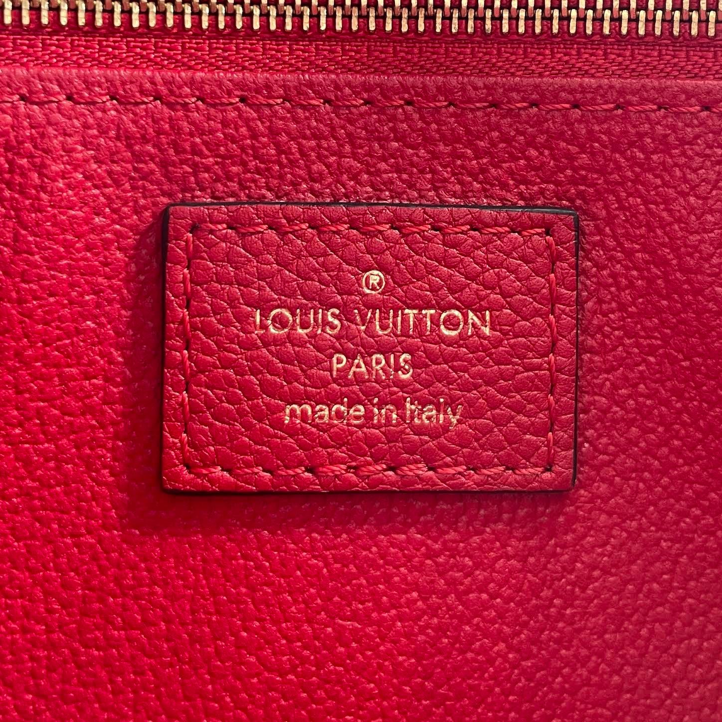 Authenticated Louis Vuitton Monogram Pallas Beauty Case Brown