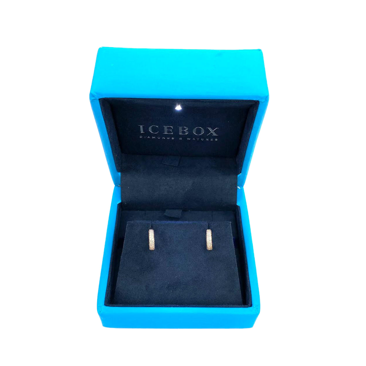 ICEBOX 4 Row Small Diamond Hoops - FINAL SALE