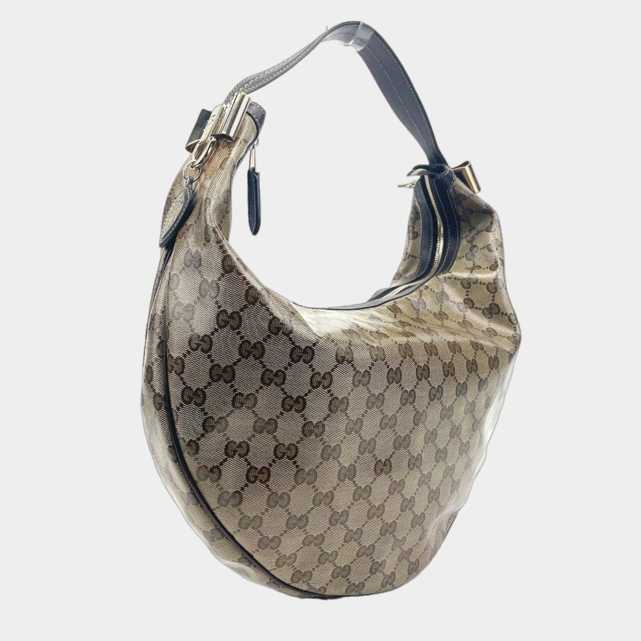 Gucci Crystal GG Coated Canvas Duchessa Hobo - OUTLET ITEM  FINAL SALE - ALB
