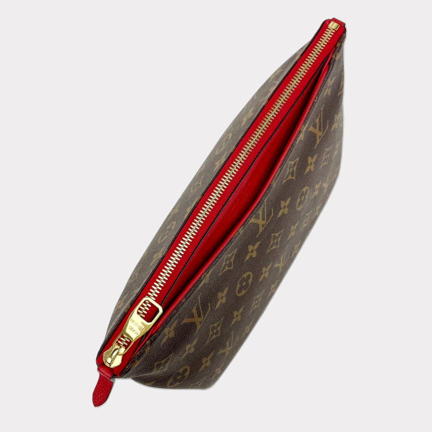 Louis Vuitton Red Trim PALLAS BEAUTY CASE CERISE TOILETRY 26 CLUTCH, NEVER  USED!