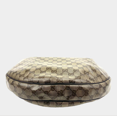 Gucci Crystal GG Coated Canvas Duchessa Hobo - OUTLET ITEM  FINAL SALE - ALB
