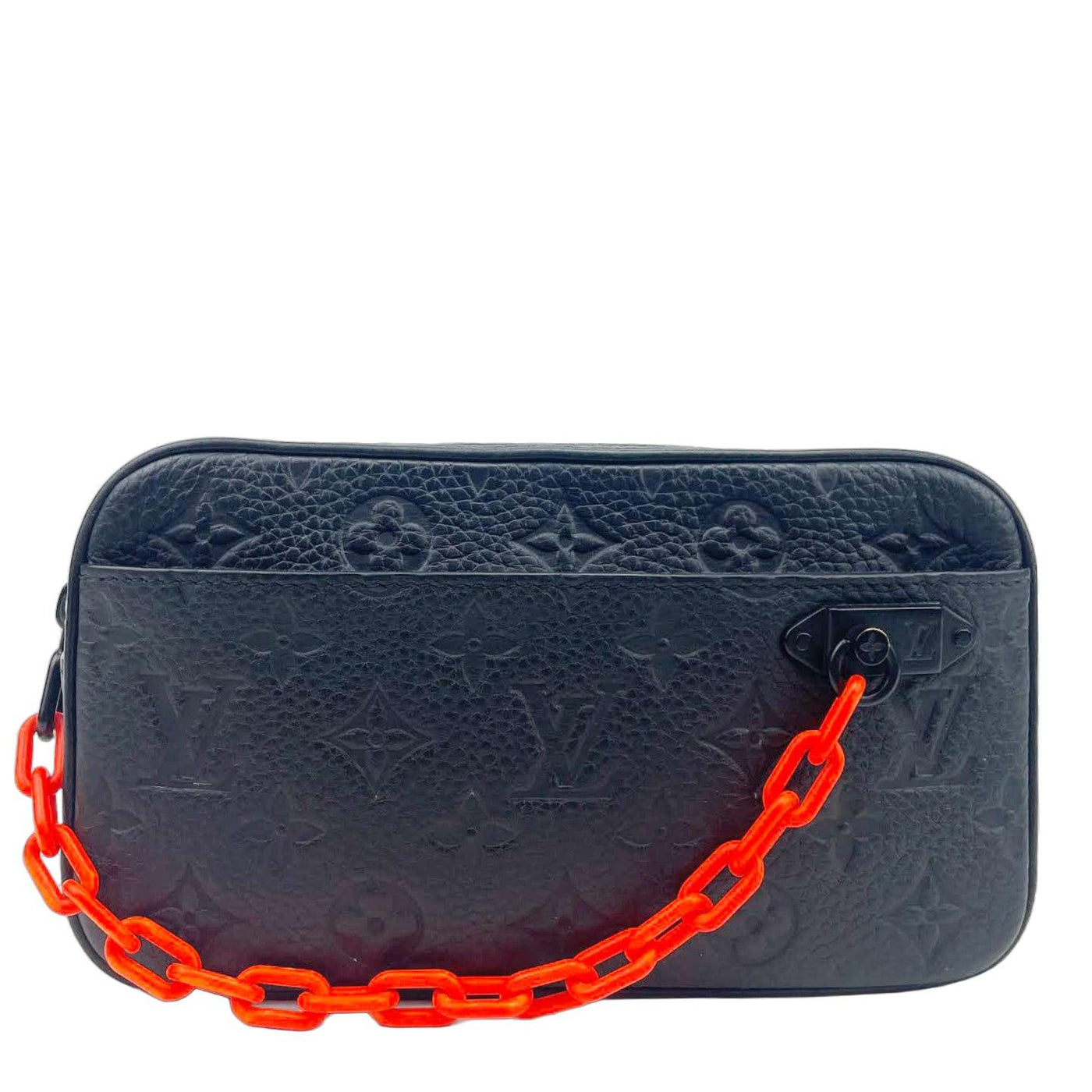 Louis Vuitton Blue/Red Taurillon Leather Bandouliere Shoulder Bag Strap