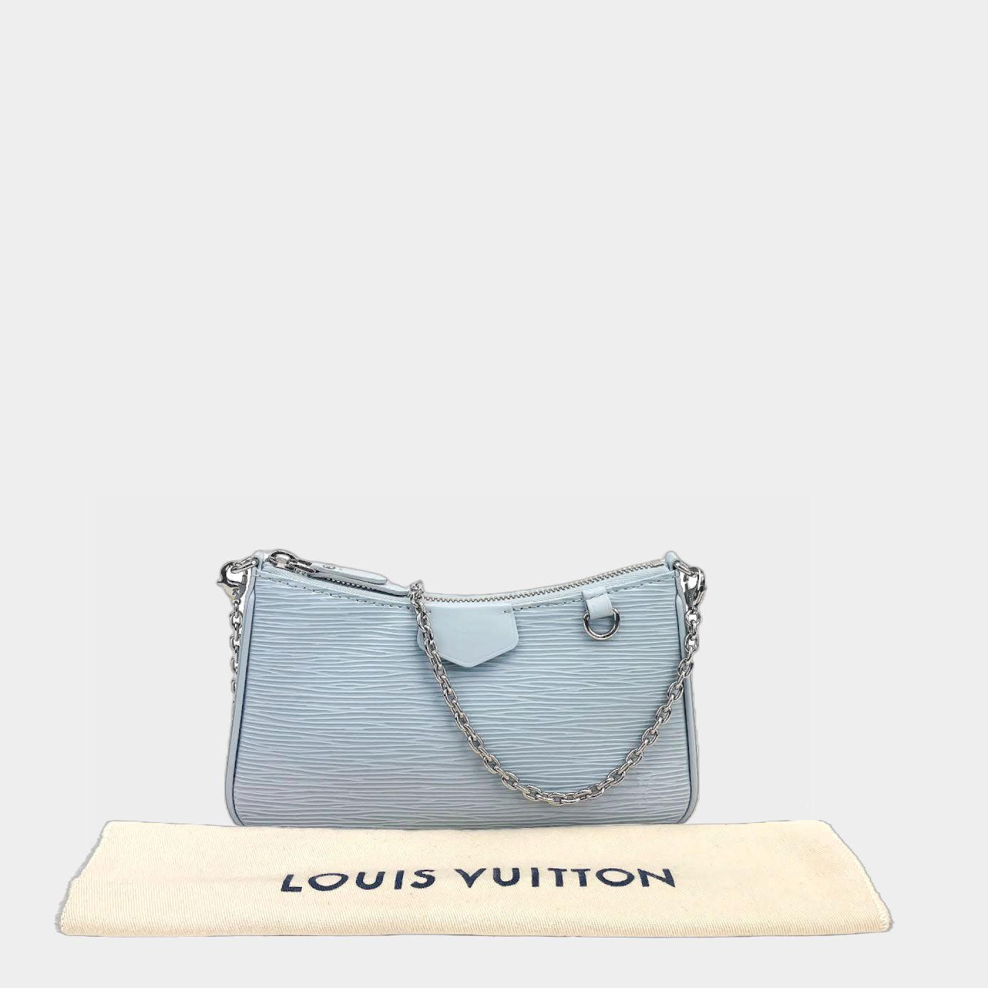 Louis Vuitton EPI Easy Pouch on Strap - Light Blue