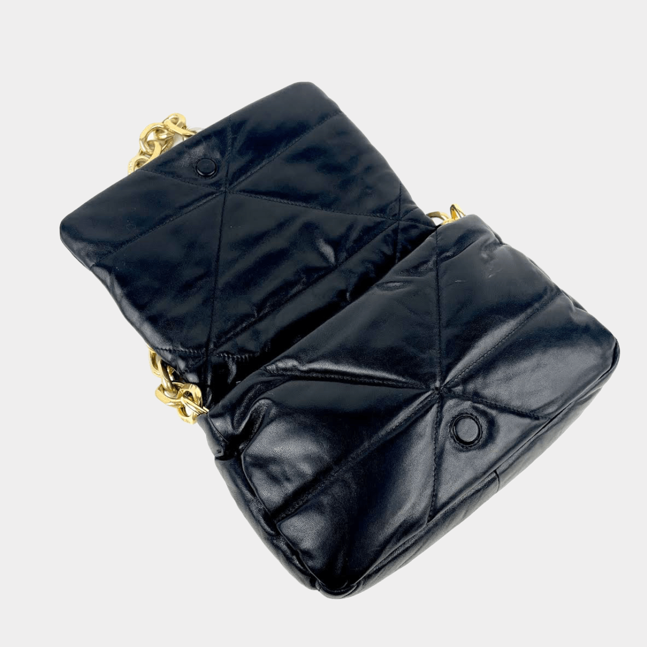 PRADA Padded Nappa Leather Shoulder Bag - ALB