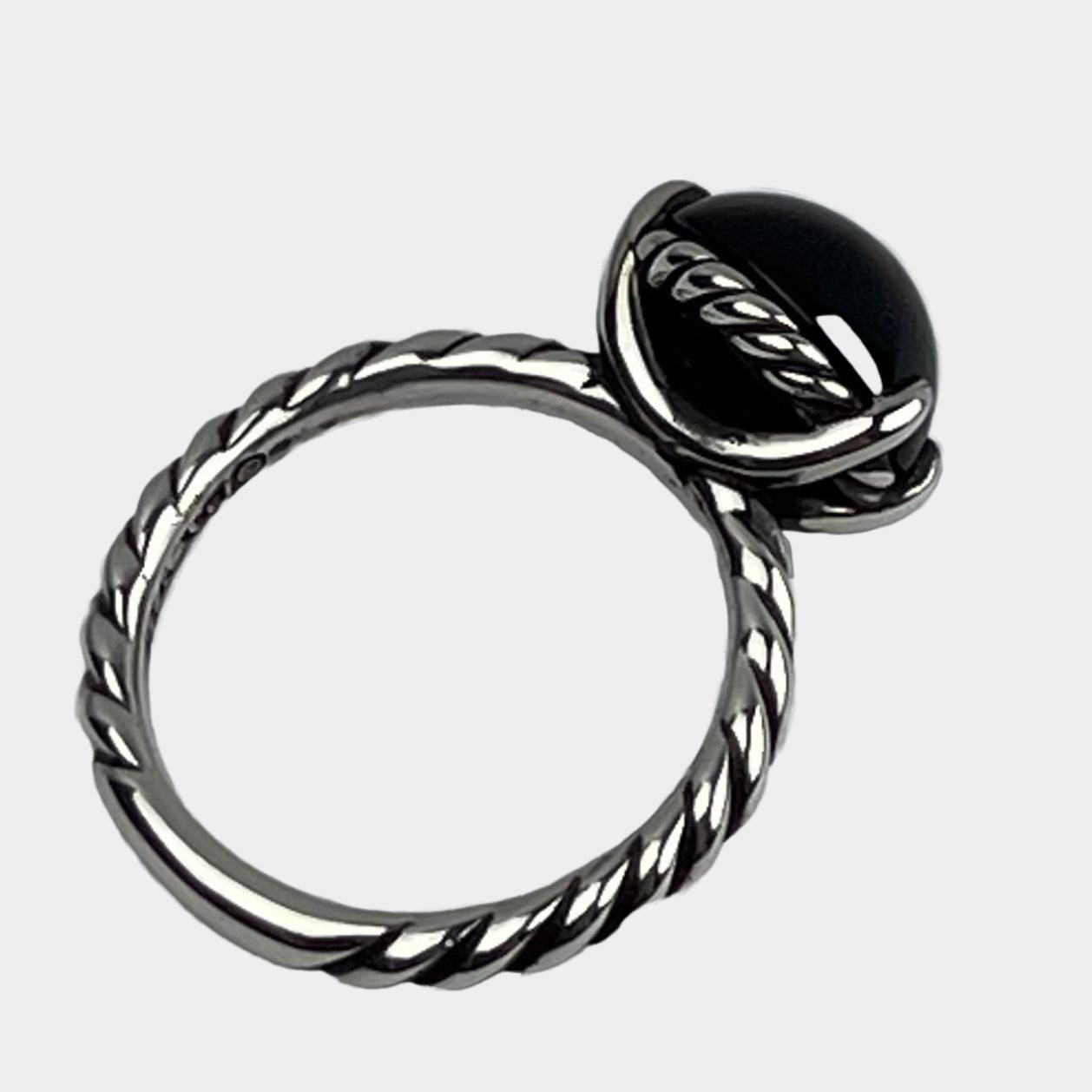DAVID YURMAN Onyx Cable Ring Size 9 - FINAL SALE - ALB