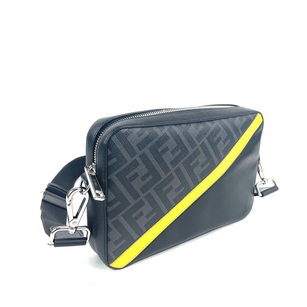 FENDI FF Vitello Logo Camera Bag -OUTLET ITEM FINAL SALE – ALB